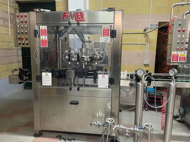 Linea di Imbottigliamento Vetro Usata Fimer BOTTLING LINE 1.200 bph