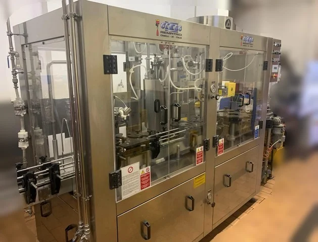 Monoblocco di Riempimento Isobarico Usato Cimec AM S 6.6.1 R-F 1.000 bph