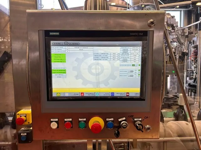 Capsulatrice PVC Usata Robino & Galandrino single stage 2z 16 t + eolo 3/72 optical dc 17.000 bph