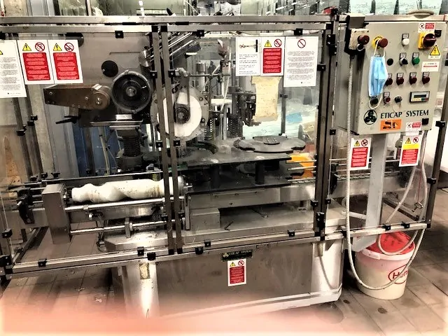 Etichettatrice Usata Eticap System 3.000 bph